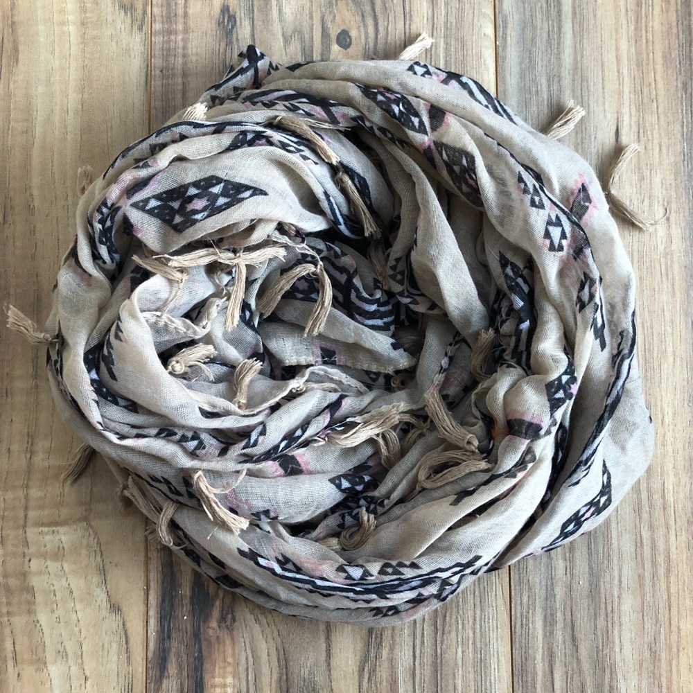 Aztec print scarf